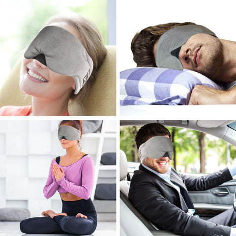 Cotton Sleep Eye Mask with bluetooth