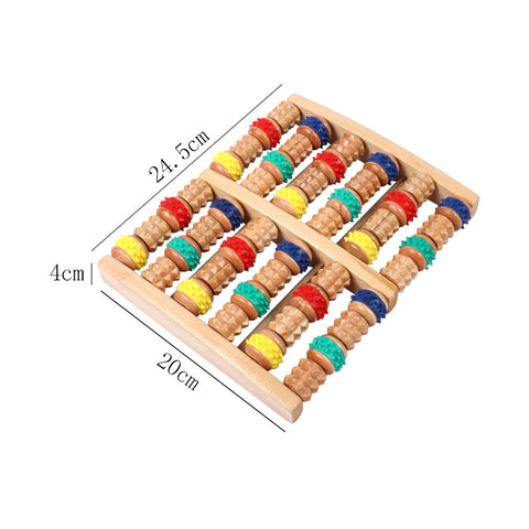 Wood Six Row Large Roller