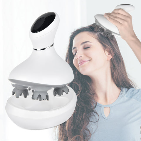 Rechargeable Waterproof Head Massager